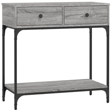 Sidetable Metaal/Hout | Laatste Stuk! | 53% Korting, Gebruikt, 50 tot 100 cm, Ophalen of Verzenden, Metaal