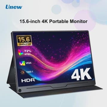 Unew 15.6" 4K Ultra HD Draagbare Gaming Monitor - IPS, HDR,, Computers en Software, Verzenden, Nieuw