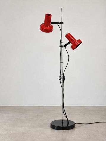 Staande lamp - Metaal - Vintage vloerlamp uit de jaren 1960