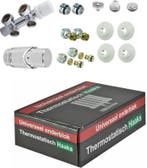 Radiator Onderblok Haaks Chroom (Voor Midden Aansluiting), Ophalen of Verzenden, Nieuw