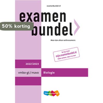 Examenbundel / vmbo-gt/mavo Biologie 2022/2023 9789006639629, Boeken, Verzenden, Zo goed als nieuw
