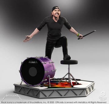 Metallica Rock Iconz Statue Lars Ulrich Limited Edition 2..., Ophalen of Verzenden, Nieuw
