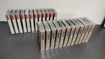 TDK, BASF - D60 - Chromdioxid II 90 Lege audiocassette, Nieuw