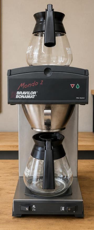 Nieuwstaat Bravilor Mondo 2 snelfilter koffiezetapparaat, Overige modellen, 10 kopjes of meer, Gemalen koffie, Ophalen of Verzenden