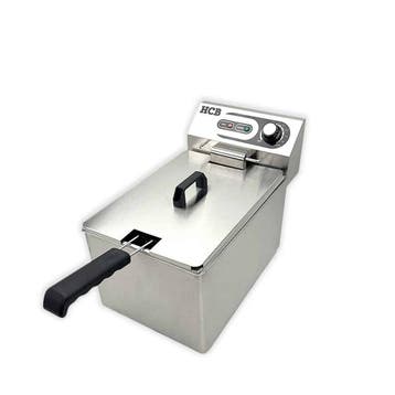 HCB Friteuse - 10,5 liter - 230V - RVS, Verzenden, Nieuw in verpakking, Fornuis, Frituur en Grillen
