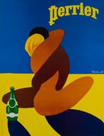 Bernard Villemot - Source Perrier Eau Naturelle - Jaren 1990