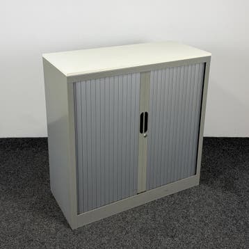 Archiefkast - Grijs | 102 x 100 x 45 cm, Huis en Inrichting, Kasten | Roldeurkasten en Archiefkasten, Ophalen of Verzenden, Gebruikt