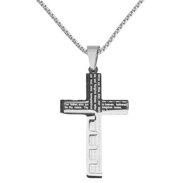 Fako Bijoux - Cubaans Kruis Key Voor Mannen - Ketting Met, Verzenden, Nieuw