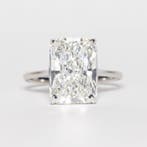 Verlovingsring - 18 karaat Witgoud - 5.06ct. tw. Diamant, Sieraden, Tassen en Uiterlijk, Antieke sieraden