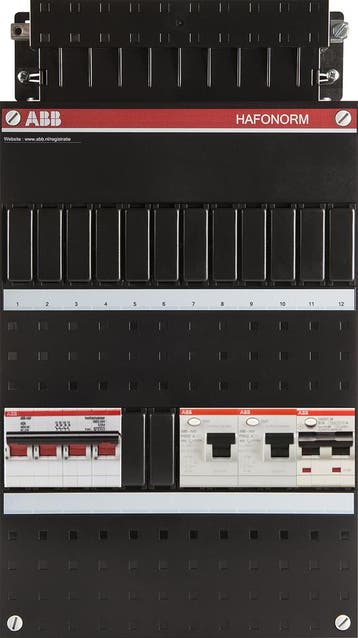 ABB Hafonorm PV-Groepenkast | HS 40A - 0 groepen - 2 x ALS, Ophalen of Verzenden, Nieuw, Groepenkast