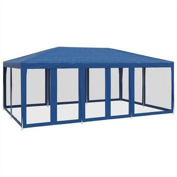 Tuinprieel 6x4m Gaaswanden | Tweedekansje | OP=OP, Partytent, Zo goed als nieuw, 4 tot 6 meter, 5 tot 8 meter