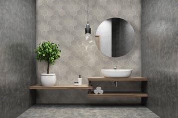 Wandtegel Grijs 10,8x12,4cm (Muurtegels, Afbouwmaterialen), Nieuw, Minder dan 20 cm, 10 m² of meer, Wandtegels
