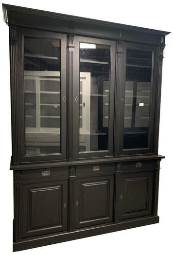 Buffetkast zwart Toulouse 185 x 230cm, Huis en Inrichting, Kasten | Buffetkasten, Ophalen of Verzenden, Nieuw