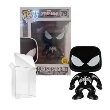 Funko Pop!  Black Suit Spider-Man #79 Walgreens Glow, Verzenden, Nieuw