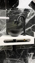 OUTLET – Complete Fonteinset Zwart | Planchet en Fonetin, Huis en Inrichting, Badkamer | Badkamermeubels, Minder dan 50 cm, Nieuw