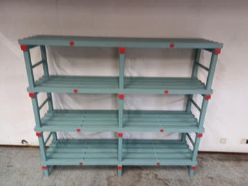 REA Koelcelrek met 4 Etages – B200 x D50 x H174 cm, Gebruikt