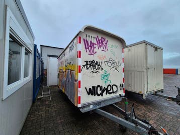 Keetwagen 4m. geen kenteken HS-1580, Verzenden
