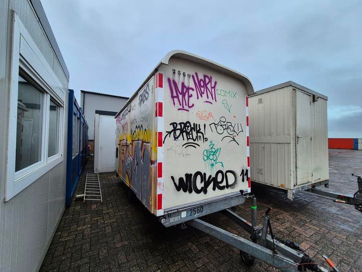 Keetwagen 4m. geen kenteken HS-1580, Zakelijke goederen, Machines en Bouw | Keten en Containers, Verzenden