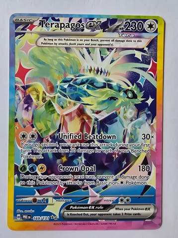 TERAPAGOS EX (PRISMATIC EVOLUTIONS 169/131) (TRADING CARD), Verzenden, Gebruikt