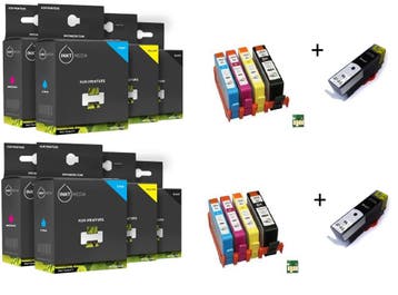 Geschikt HP 364XL AANBIEDING SET XL serie MET CHIP  10x, Computers en Software, Printerbenodigdheden, Nieuw, Cartridge, Inktmedia