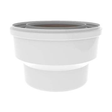 Burgerhout Twinsafe PP Ø60/100 concentrisch adapter Ø80/125, Verzenden, Nieuw