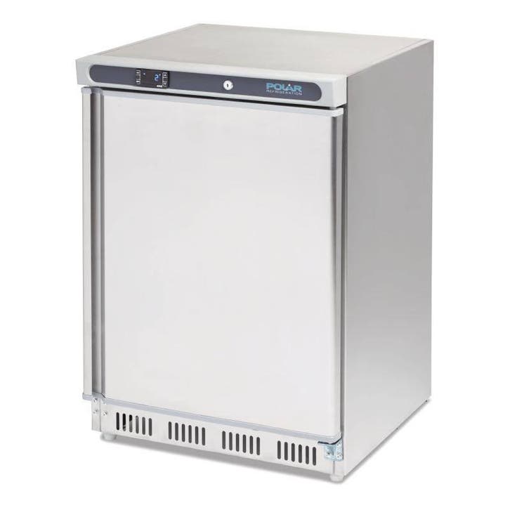 Polar RVS Voorraadvriezer | 140 Liter, Zakelijke goederen, Horeca | Keukenapparatuur, Verzenden