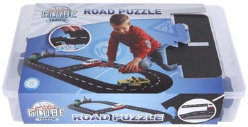 Kids Globe Autobaan Wegdelen, 18dlg., Ophalen of Verzenden, Zo goed als nieuw