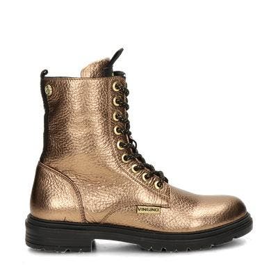 Vingino Julia veterboots in het Goud, Kleding | Dames, Schoenen, Lage of Enkellaarzen, Overige kleuren, Nieuw, Verzenden