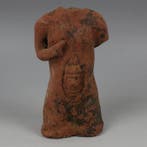 Etruscan Aardewerk Anatomisch votiefmodel van een romp