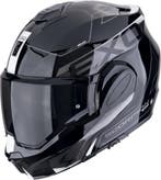 Scorpion EXO-Tech Evo Traveller Zwart Wit Systeemhelm, Motoren, Kleding | Motorhelmen, Systeemhelm, XXL, Nieuw met kaartje, Overige merken