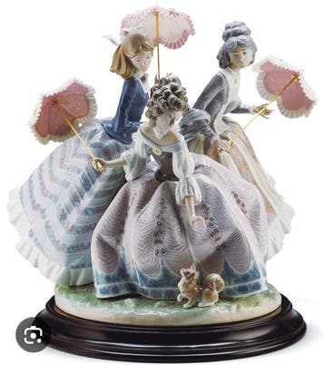 Lladró - sculptuur, Tres Hermanas - 35 cm - Porselein - 1986