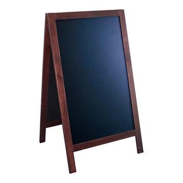 Krijt Menu Stoepbord | Bruin | 8 kg | 135 x 75 x 75 cm, Verzenden, Nieuw in verpakking