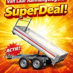 NIEUW VDM Kipper Kieper B rijbewijs met koprek en neuswiel, Auto diversen, Aanhangers en Bagagewagens, Ophalen, Nieuw