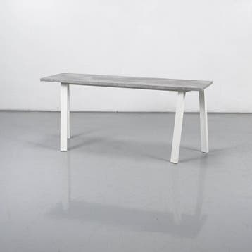 Bankje Frontseat - Betonlook blad - 66,5 x 149 x 48 cm, Huis en Inrichting, Tafels | Salontafels, Ophalen of Verzenden, Nieuw