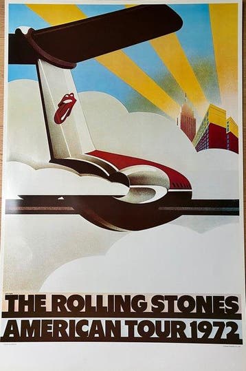 Anonymous - poster pubblicitario- Rolling Stones American