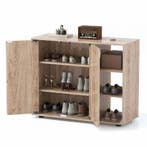 LIVSK Schoenenkast - Verstelbare Planken - Houten Organizer, Verzenden, Nieuw
