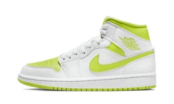 Air Jordan 1 Mid White Lime (W), Kleding | Dames, Nieuw