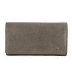 Landley Dames Harmonica Portemonnee Leer RFID Taupe Grijs, Sieraden, Tassen en Uiterlijk, Portemonnees, Verzenden, Nieuw, Overige merken