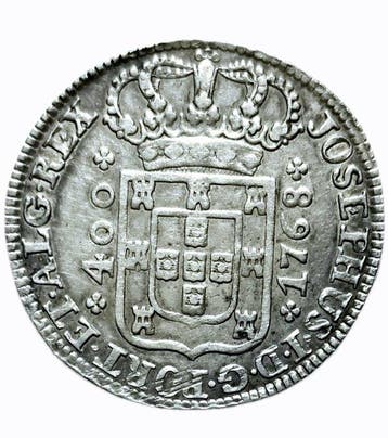 Portugal. José I (1750-1777). Cruzado Novo (480 Reis) - 1768