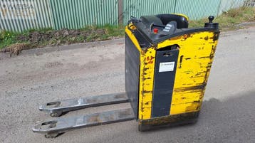 OM Pimespo TLR 20 meerijd palletwagen met 2000kg capaciteit, Doe-het-zelf en Verbouw, Palletwagens en Pompwagens, Ophalen of Verzenden