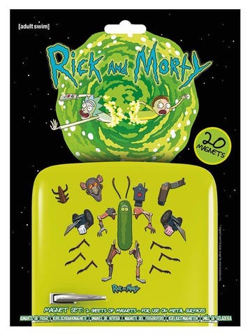 Rick and Morty Weaponize the Pickle Magneten Set, Ophalen of Verzenden, Nieuw