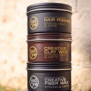 Red One Creative Fiber Wax Strong & Matte - 100ml, Ophalen of Verzenden, Nieuw, Gel, Wax, Haarlak of Mousse