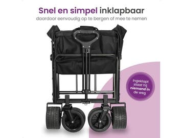 Gofun - Bolderkar & Bolderwagen - 150 kg Draagvermogen -, Verzenden, Nieuw