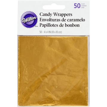 Wilton Folie Goud 10x10 50st., Verzenden, Nieuw