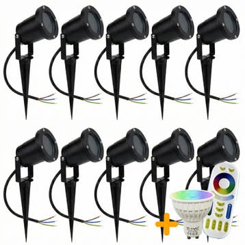 Set 10| Prikspots Samara | Complete set | RGB-CCT, Ophalen of Verzenden, Nieuw, 50 tot 250 watt, Spots