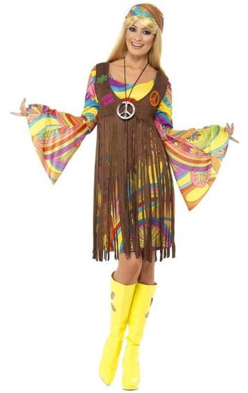 Jaren 60 Groovy kostuum dames, Ophalen of Verzenden, Nieuw