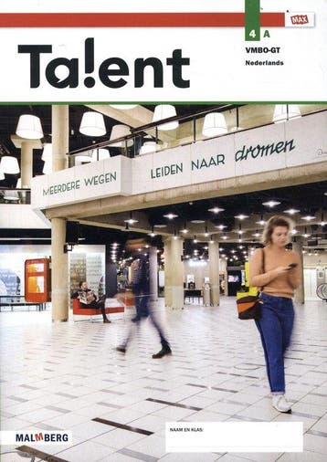 9789402064254 Talent MAX 2020 4 vmbo-gt nederlands Leerwe..., Verzenden, Zo goed als nieuw, Polly den Tenter
