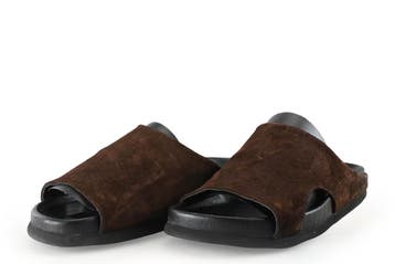Shabbies Amsterdam Sandalen in maat 39 Bruin, Verzenden, Sandalen of Muiltjes, Zo goed als nieuw, Bruin