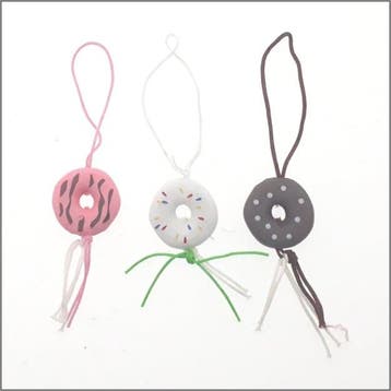 3x hanger Donut (Gelukspoppetjes, Sierlint en Decoratie), Ophalen of Verzenden, Nieuw