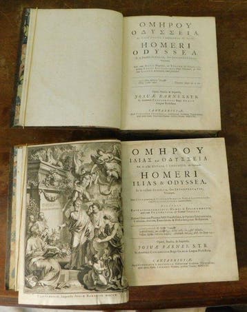 Omero - Homeri - Ilias & Odyssea - 1711